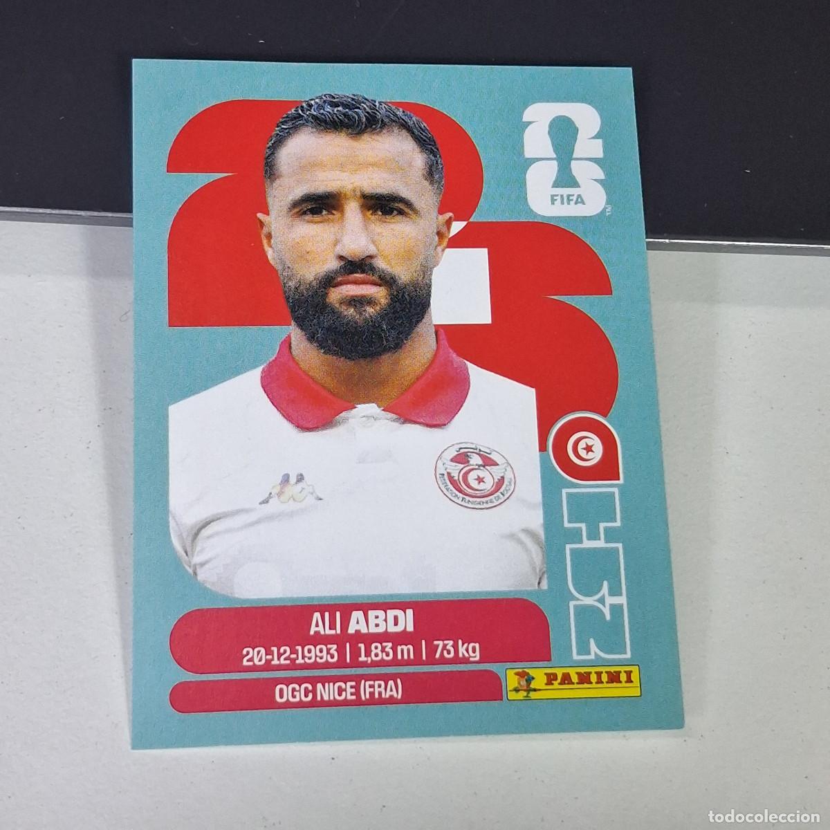 Cromos de F&uacute;tbol: A27 TUN7 ALI ABDI 7 T&Uacute;NEZ TUNISIA TUN MUNDIAL FIFA WORLD CUP 2026 STICKER PANINI