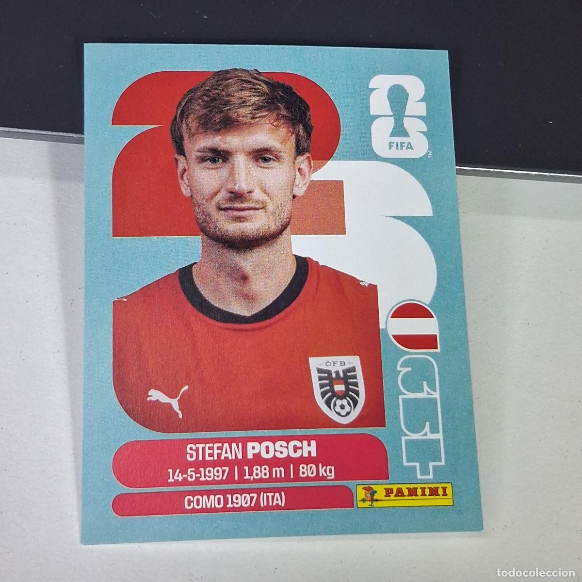 Cromos de F&uacute;tbol: A27 AUT7 STEFAN POSCH 7 AUT AUSTRIA MUNDIAL FIFA WORLD CUP 2026 STICKER PANINI