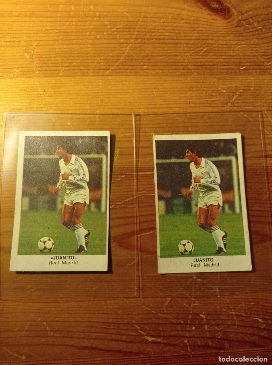 Cromos de F&uacute;tbol: Juanito Cromos Cano f&uacute;tbol 1983 1984 83 84 versi&oacute;n dif&iacute;cil. Nunca pegado. En muy buen estado.