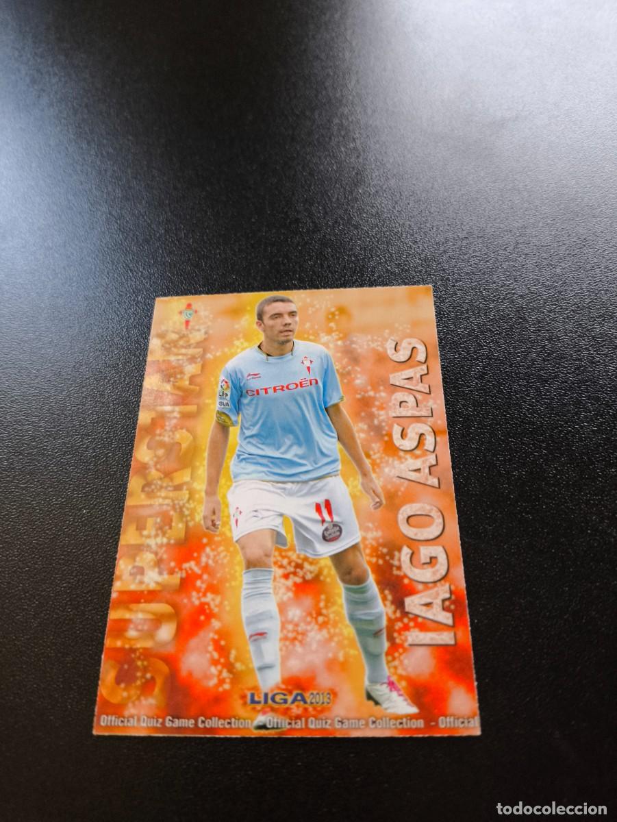Cromos de F&uacute;tbol: 512 IAGO ASPAS SUPERSTAR MATE CELTA VIGO MUNDICROMO LIGA 2012 2013 12 13 NO PANINI ESTE MEGACRACKS