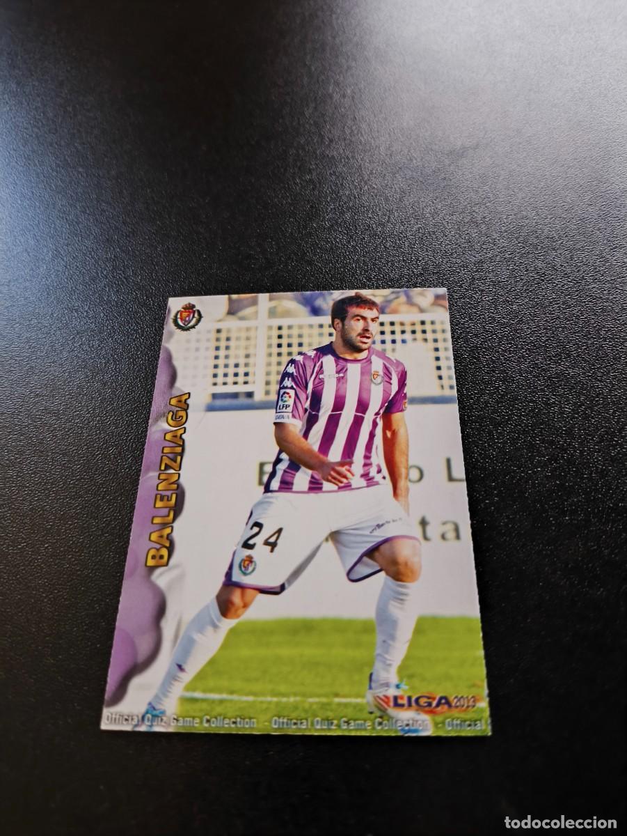 Cromos de F&uacute;tbol: 523 BALENZIAGA VALLADOLID MUNDICROMO LIGA 2012 2013 12 13 NO PANINI ESTE MEGACRACKS