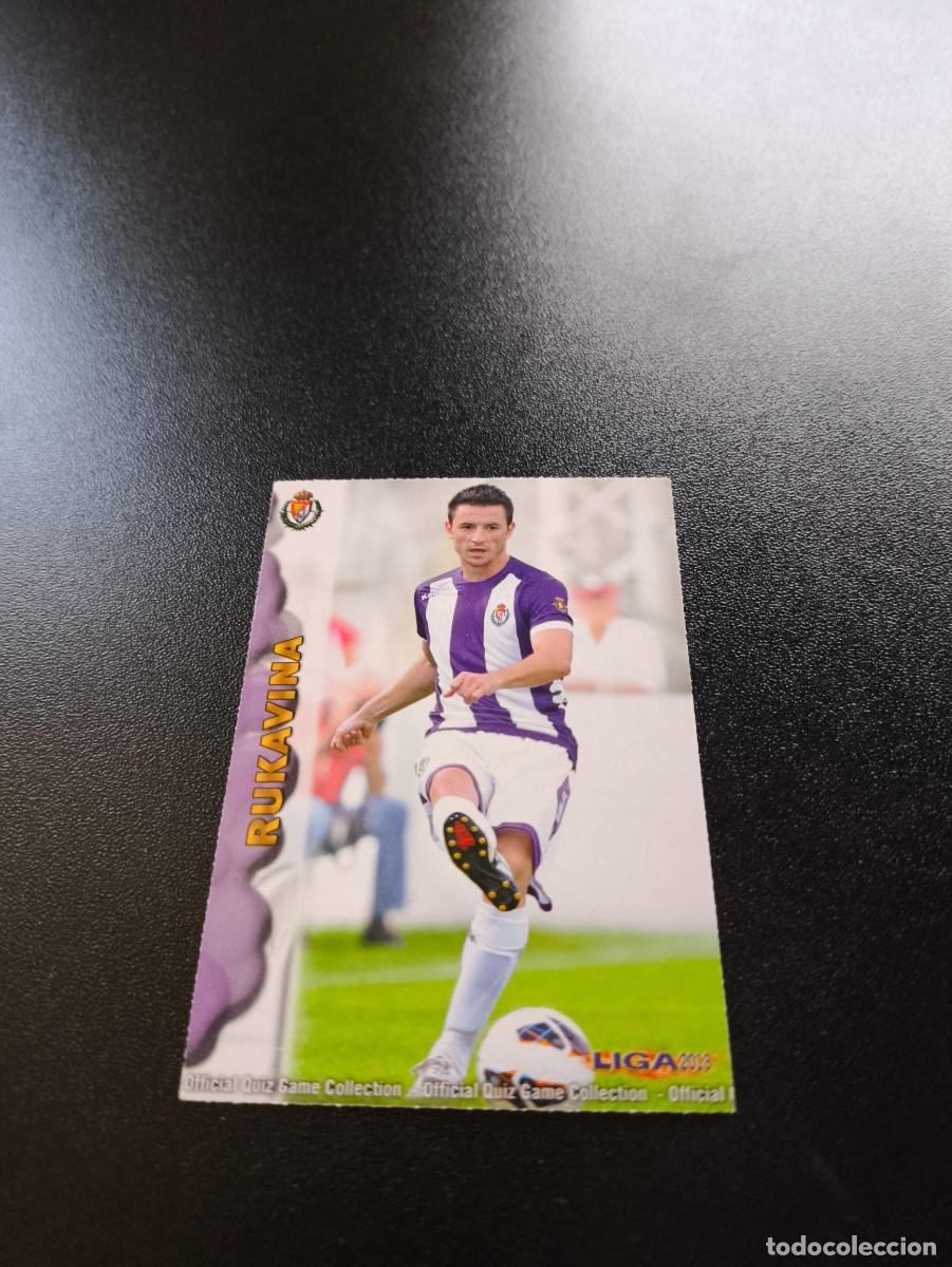 Cromos de F&uacute;tbol: 524 RUKAVINA VALLADOLID MUNDICROMO LIGA 2012 2013 12 13 NO PANINI ESTE MEGACRACKS