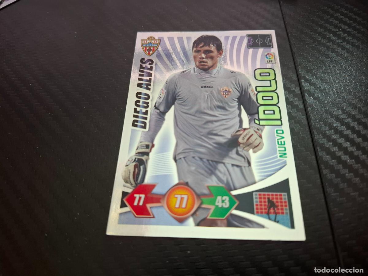 Cromos de F&uacute;tbol: Diego Alves Almeria Nuevo &Iacute;dolo Adrenalyn 2009 2010 Ligs 09 10