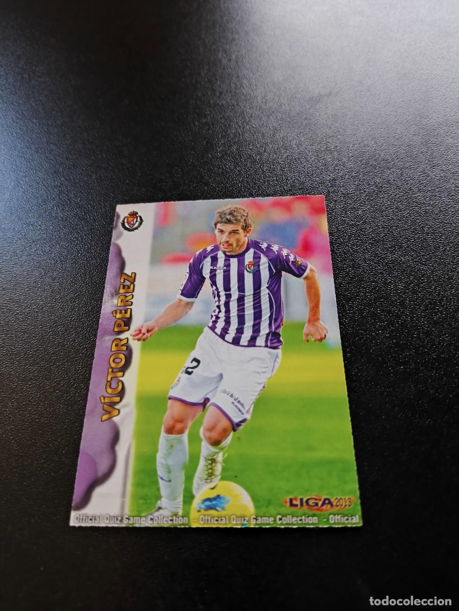 Cromos de F&uacute;tbol: 526 VICTOR PEREZ VALLADOLID MUNDICROMO LIGA 2012 2013 12 13 NO PANINI ESTE MEGACRACKS