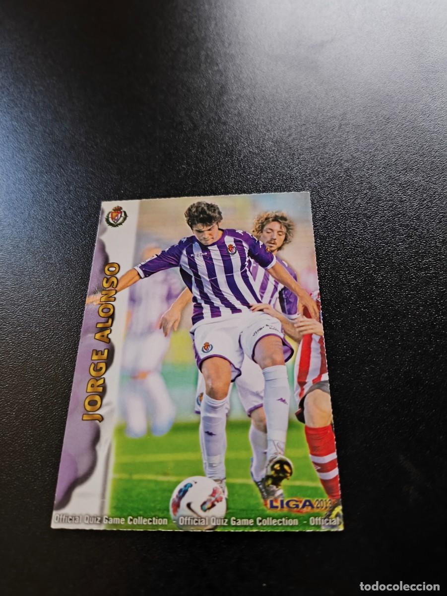 Cromos de F&uacute;tbol: 531 JORGE ALONSO VALLADOLID MUNDICROMO LIGA 2012 2013 12 13 NO PANINI ESTE MEGACRACKS