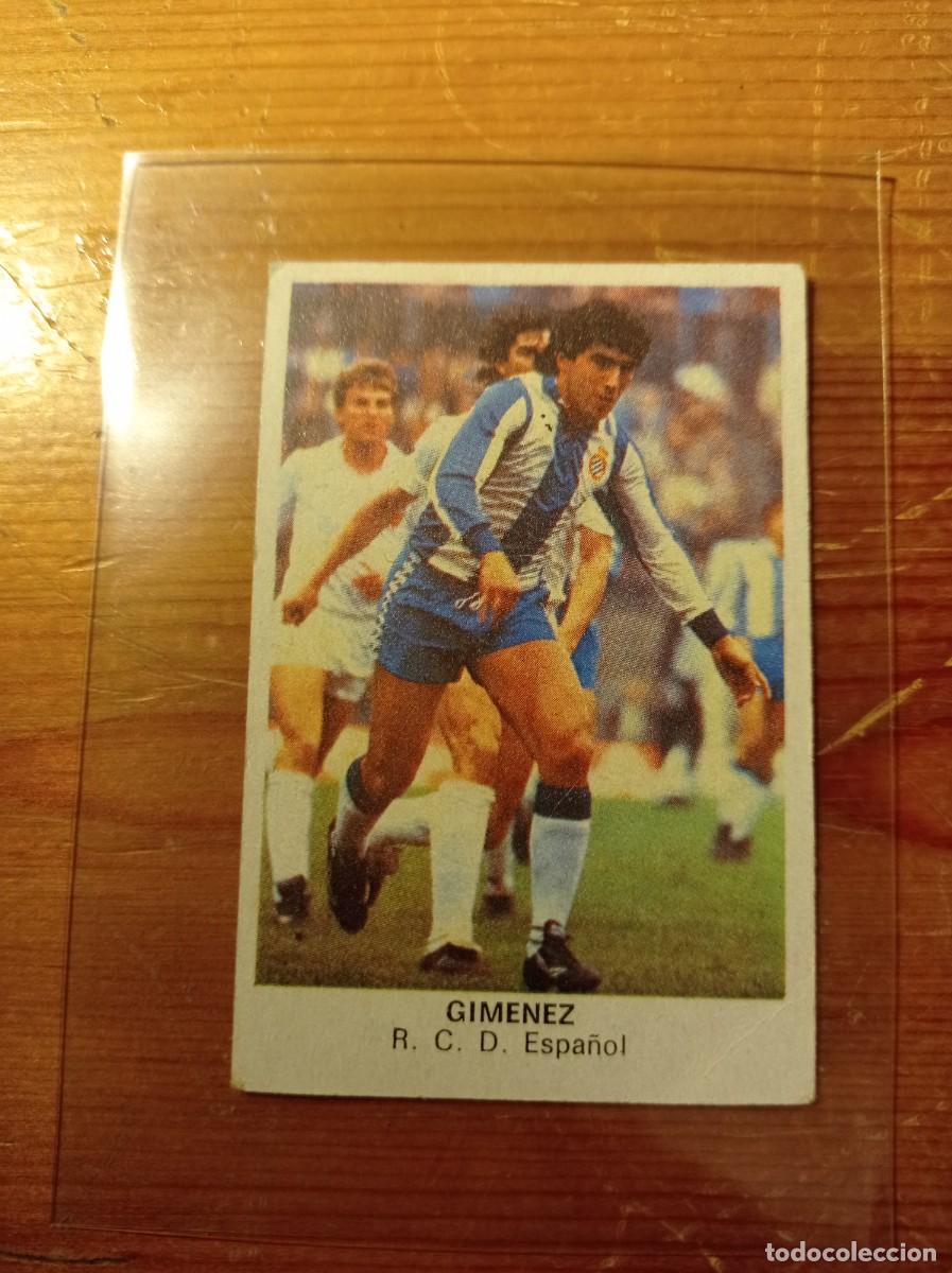 Football Stickers: Gimenez Cromos Cano f&uacute;tbol 1983 1984 83 84. Nunca pegado.