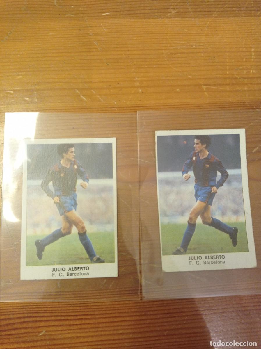 Cromos de F&uacute;tbol: Julio Alberto (2) Cromos Cano f&uacute;tbol 1983 1984 83 84.