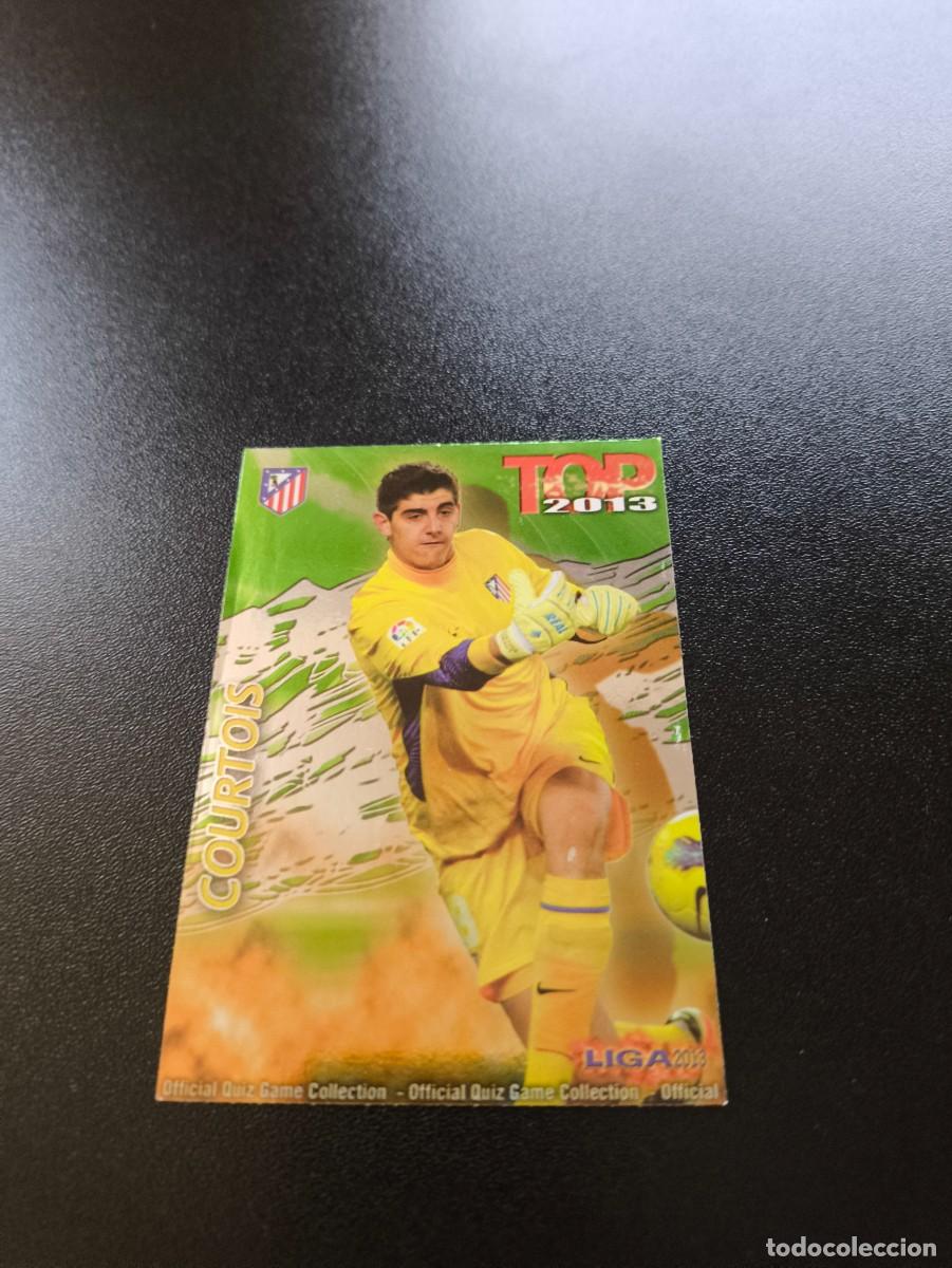 Cromos de F&uacute;tbol: 543 COURTOIS ATLETICO MADRID FONDO VERDE TOP MUNDICROMO LIGA 2012 2013 12 13 NO PANINI ESTE