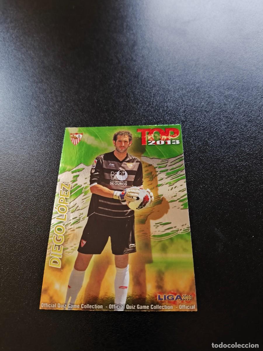 Cartes &agrave; collectionner de Football: 546 DIEGO LOPEZ SEVILLA FONDO VERDE TOP MUNDICROMO LIGA 2012 2013 12 13 NO PANINI ESTE