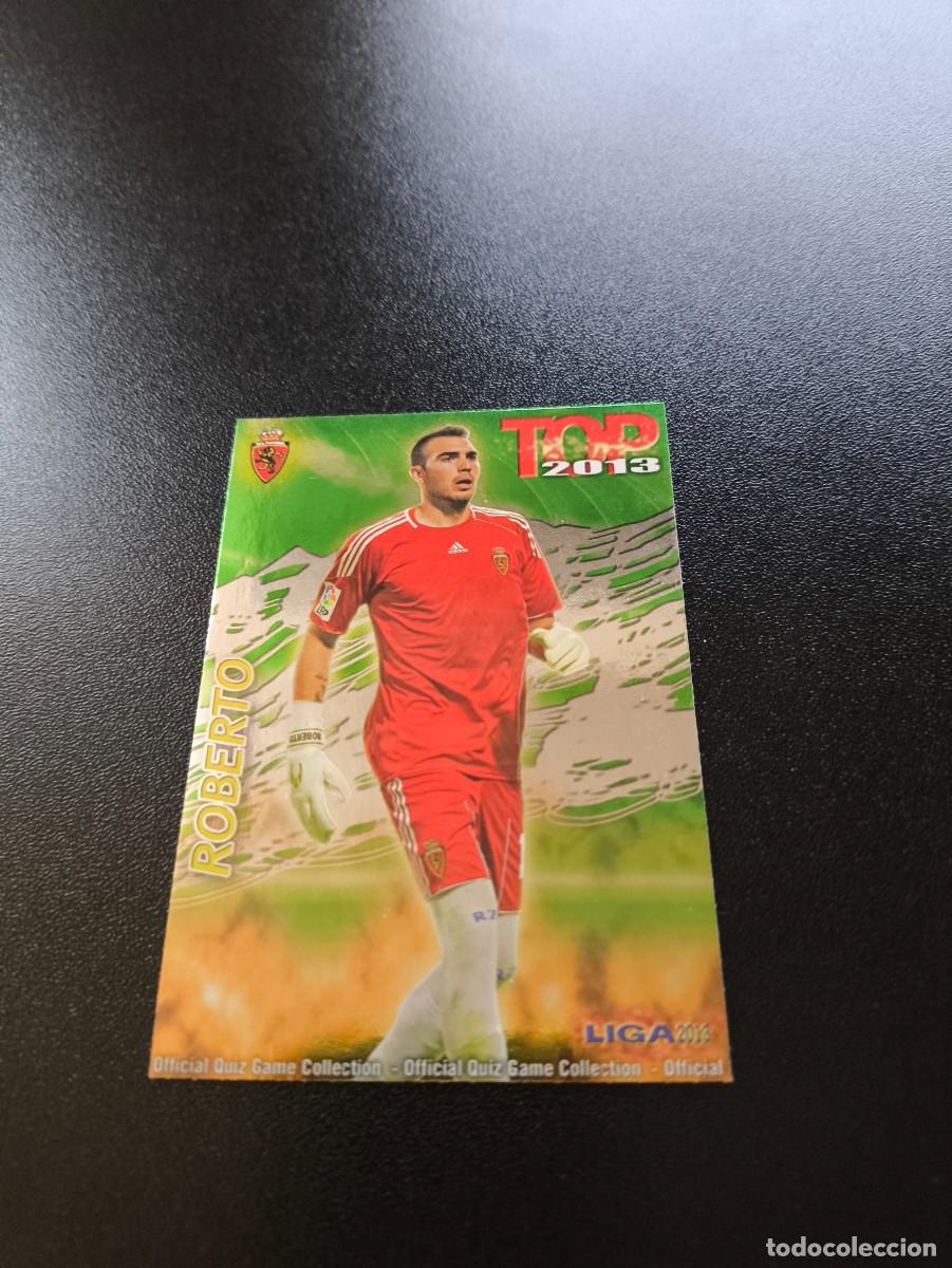 Cartes &agrave; collectionner de Football: 547 ROBERTO ZARAGOZA FONDO VERDE TOP MUNDICROMO LIGA 2012 2013 12 13 NO PANINI ESTE