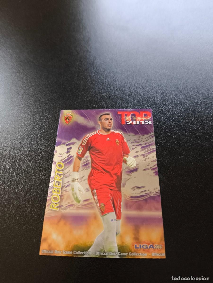 Cartes &agrave; collectionner de Football: 547 ROBERTO ZARAGOZA FONDO MORADO TOP MUNDICROMO LIGA 2012 2013 12 13 NO PANINI ESTE
