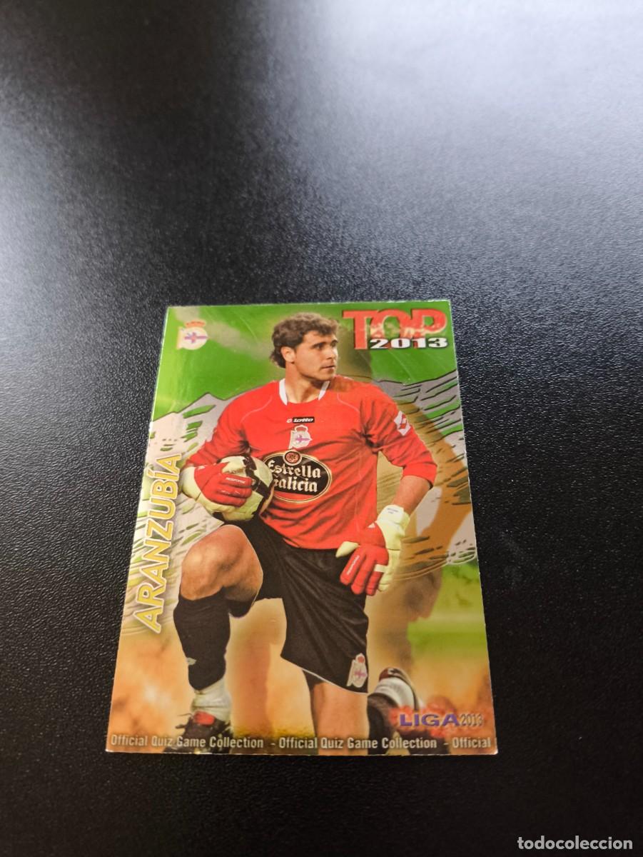 Cartes &agrave; collectionner de Football: 548 ARANZUBIA DEPORTIVO CORU&Ntilde;A FONDO VERDE TOP MUNDICROMO LIGA 2012 2013 12 13 NO PANINI ESTE