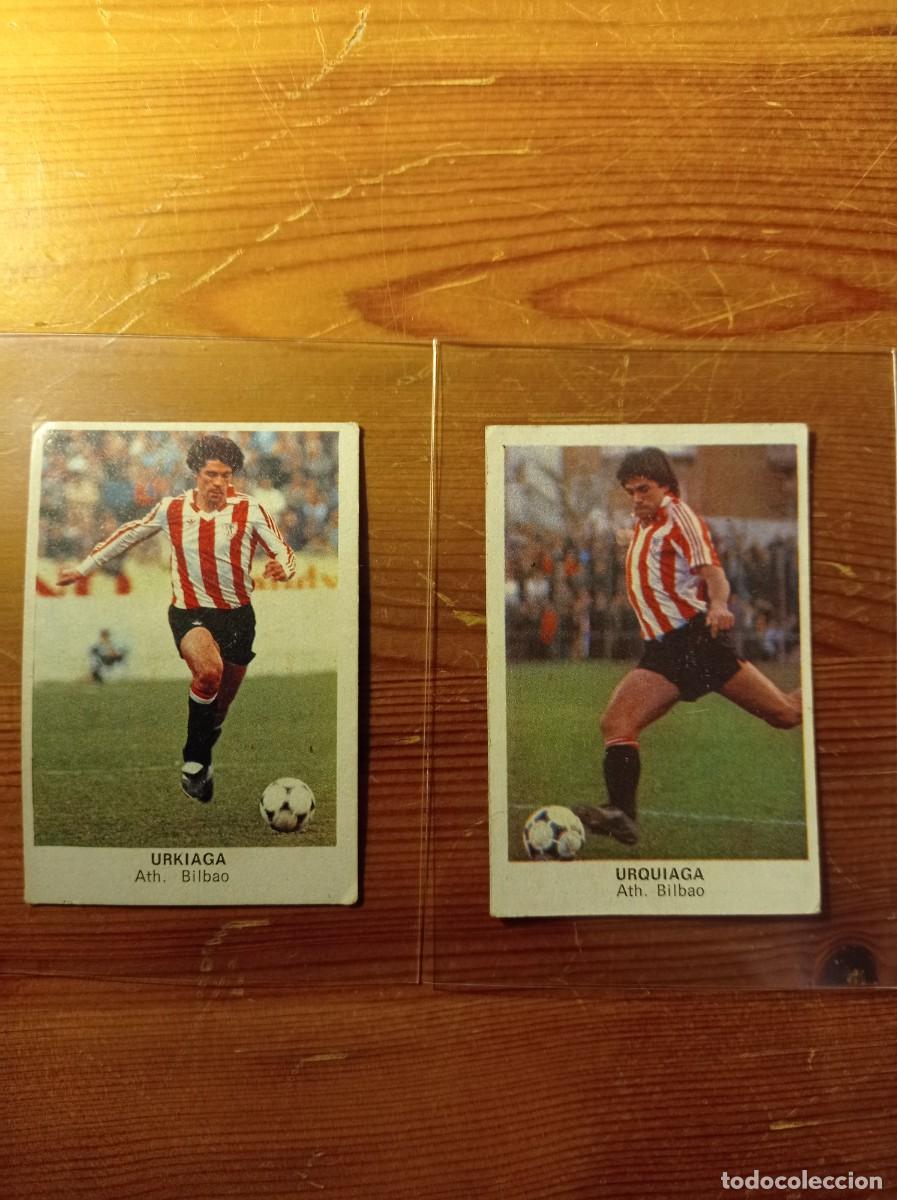 Cromos de F&uacute;tbol: Urquiaga (2) Cromos Cano f&uacute;tbol 1983 1984 83 84. Dif&iacute;ciles. Nunca pegados