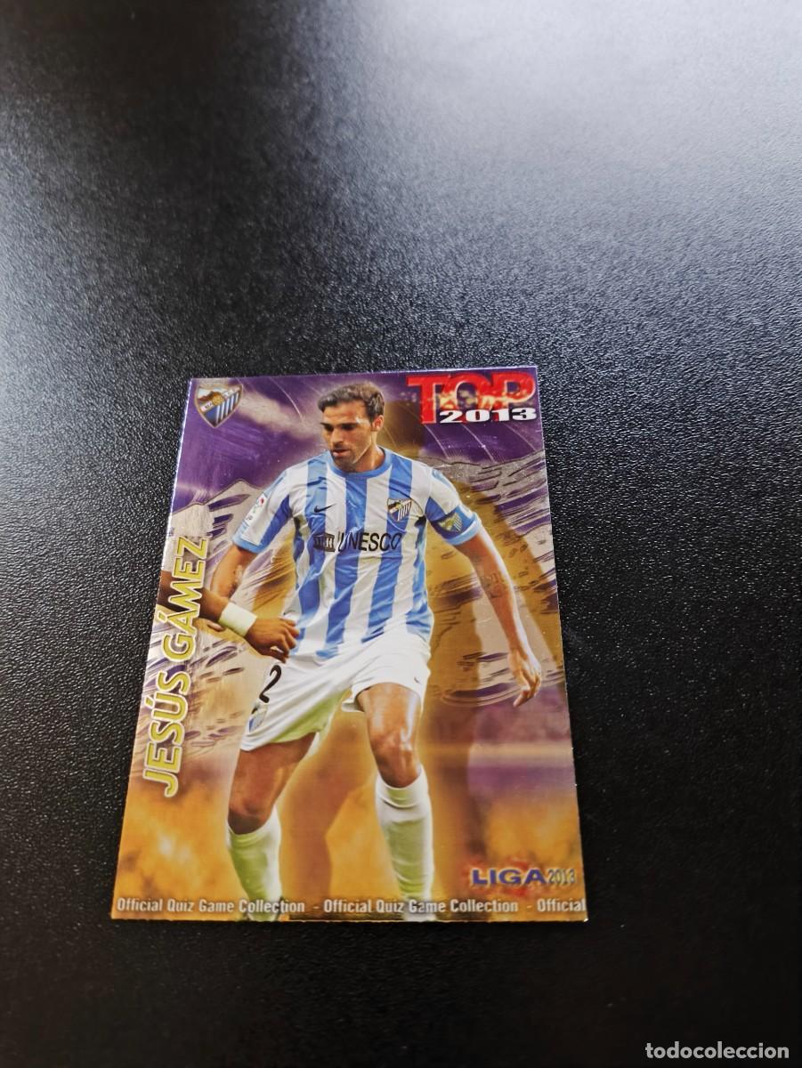 Cromos de F&uacute;tbol: 552 JESUS GAMEZ MALAGA FONDO MORADO TOP MUNDICROMO LIGA 2012 2013 12 13 NO PANINI ESTE