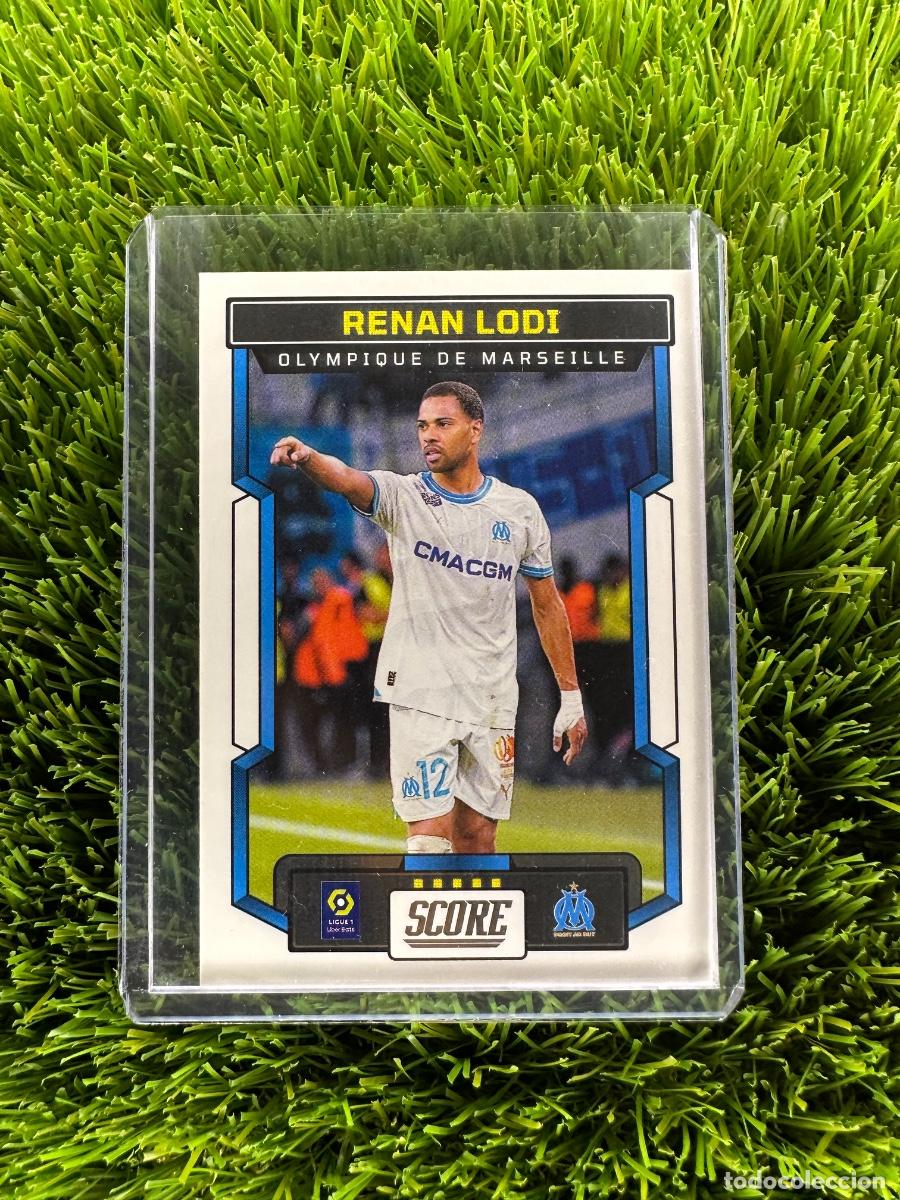 Cromos de F&uacute;tbol: N&ordm; 105 Renan Lodi Olympique de Marsella Panini Score Ligue 1 23 24