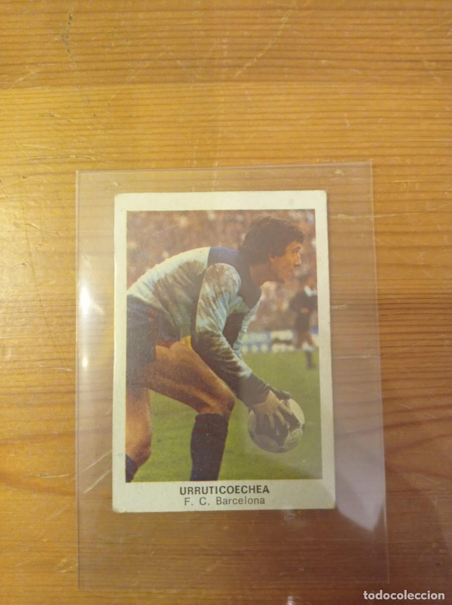 Cromos de F&uacute;tbol: Urruticoechea Cromos Cano f&uacute;tbol 1983 1984 83 84. Muy dif&iacute;cil. Nunca pegado.