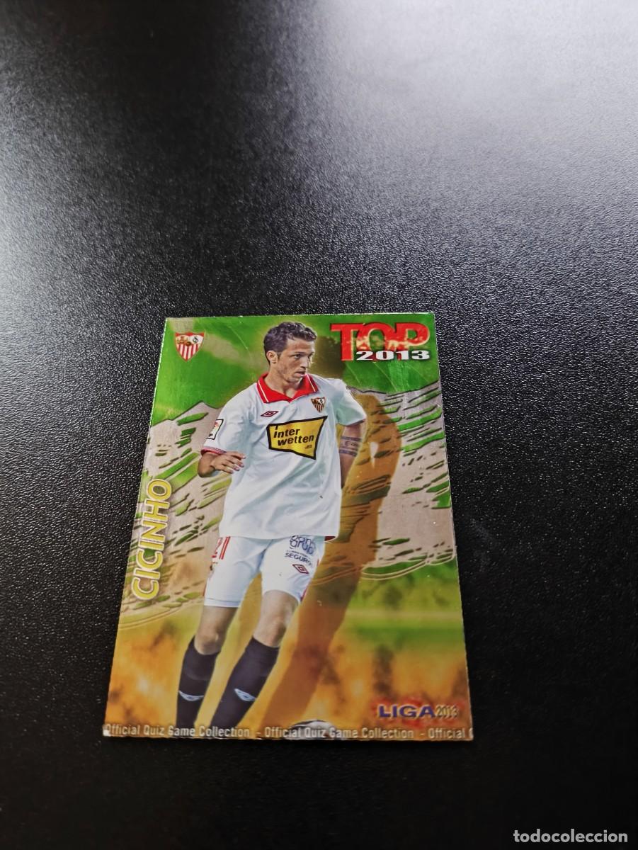 Cromos de F&uacute;tbol: 556 CICINHO SEVILLA FONDO VERDE TOP MUNDICROMO LIGA 2012 2013 12 13 NO PANINI ESTE