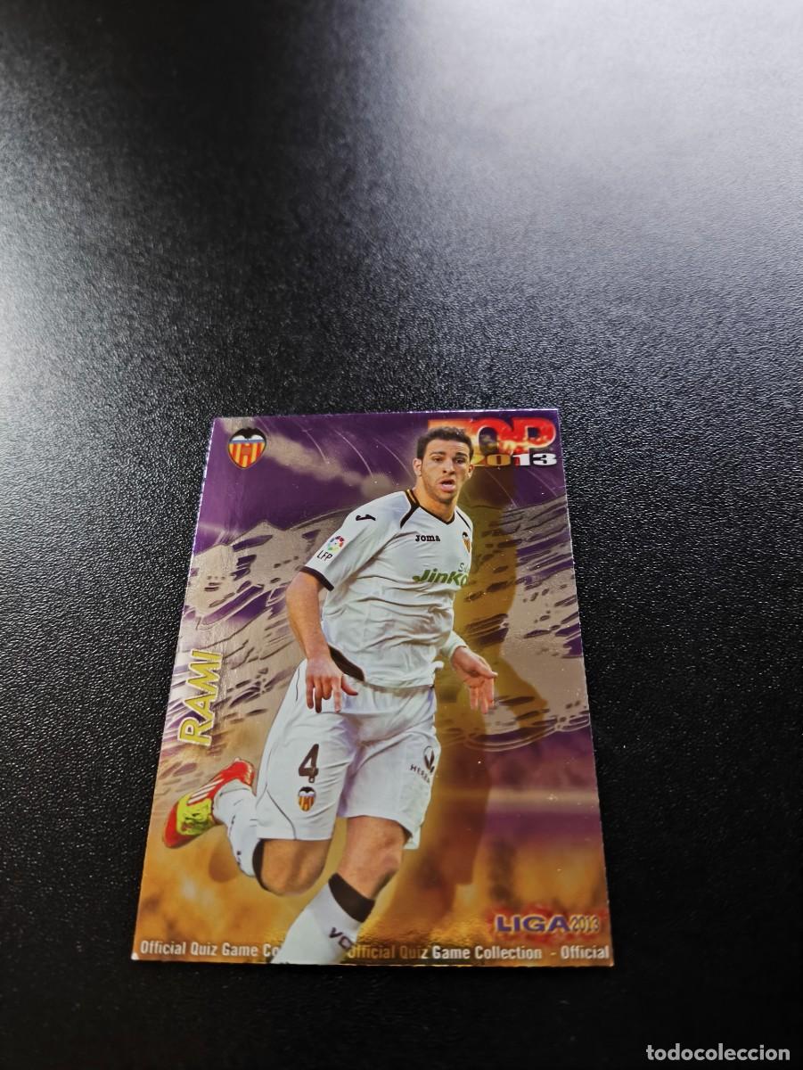 Cromos de F&uacute;tbol: 561 RAMI VALENCIA FONDO MORADO TOP MUNDICROMO LIGA 2012 2013 12 13 NO PANINI ESTE