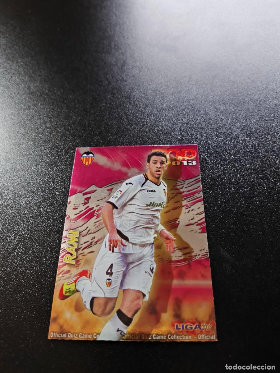 Cromos de F&uacute;tbol: 561 RAMI VALENCIA FONDO FUCSIA ROSA TOP MUNDICROMO LIGA 2012 2013 12 13 NO PANINI ESTE