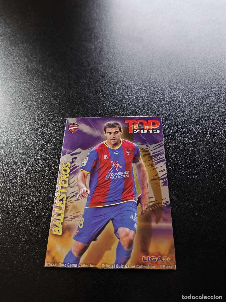 Cromos de F&uacute;tbol: 562 BALLESTEROS LEVANTE FONDO MORADO TOP MUNDICROMO LIGA 2012 2013 12 13 NO PANINI ESTE