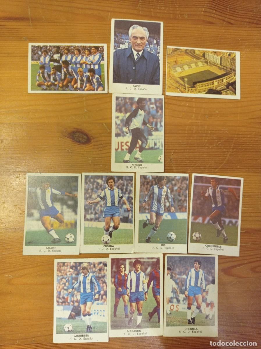 Cromos de F&uacute;tbol: 11 cromos Espa&ntilde;ol Cromos Cano f&uacute;tbol 1983 1984 83 84. Nunca pegados.