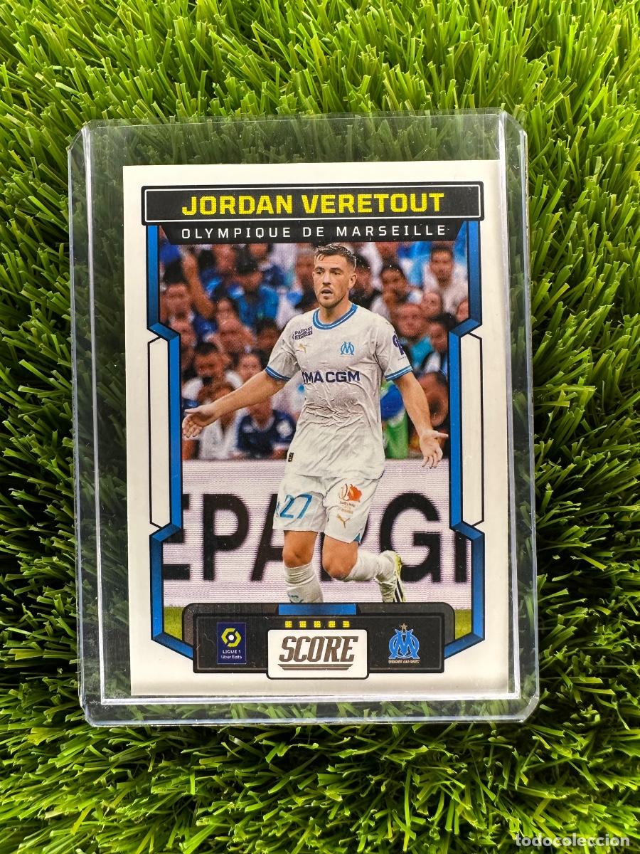 Cromos de F&uacute;tbol: N&ordm; 107 Jordan Veretout Olympique de Marsella Panini Score Ligue 1 23 24