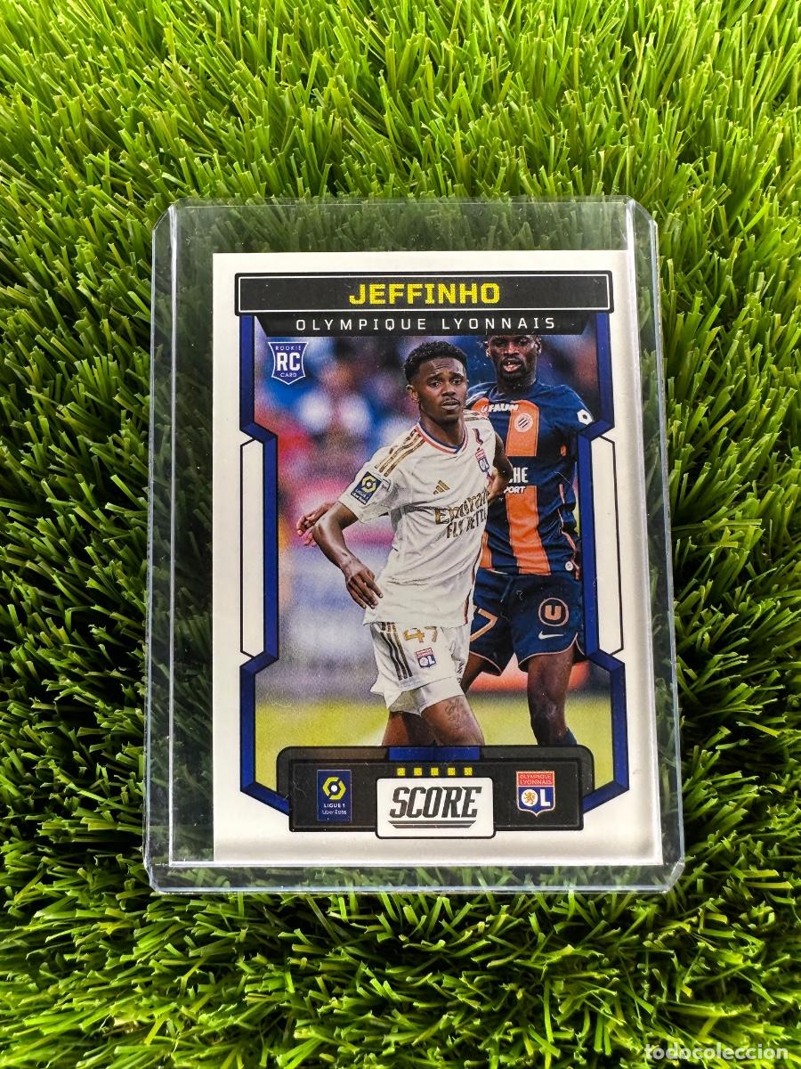 Cromos de F&uacute;tbol: N&ordm; 111 Jeffinho Olympique de Lyon Panini Score Ligue 1 23 24