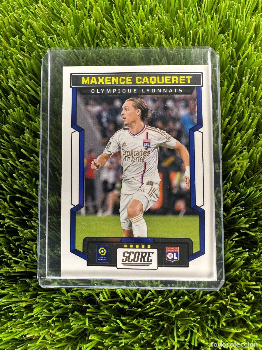 Cromos de F&uacute;tbol: N&ordm; 112 Maxence Caqueret Olympique de Lyon Panini Score Ligue 1 23 24