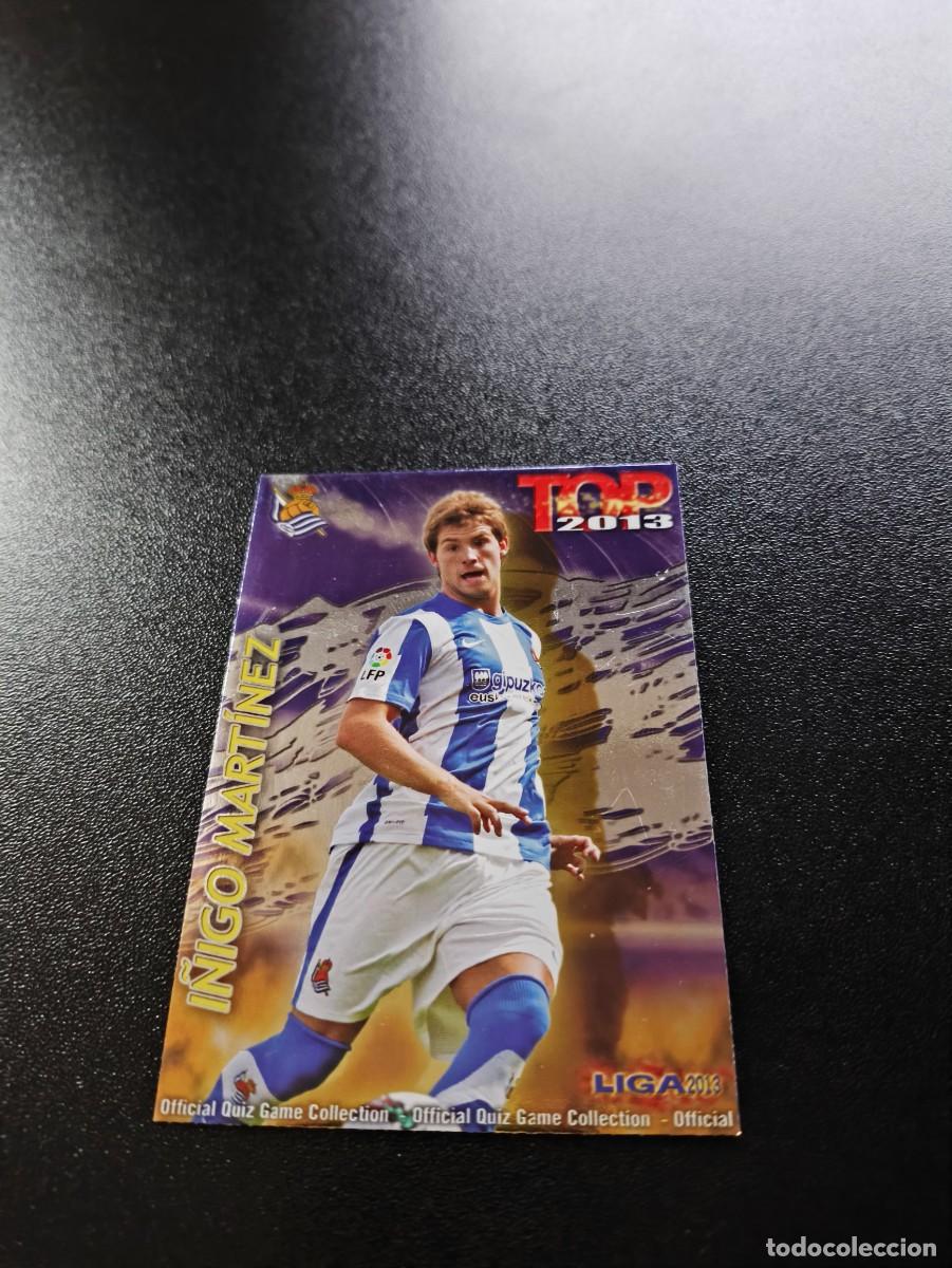 Cromos de F&uacute;tbol: 565 I&Ntilde;IGO MARTINEZ REAL SOCIEDAD FONDO MORADO TOP MUNDICROMO LIGA 2012 2013 12 13 NO PANINI ESTE