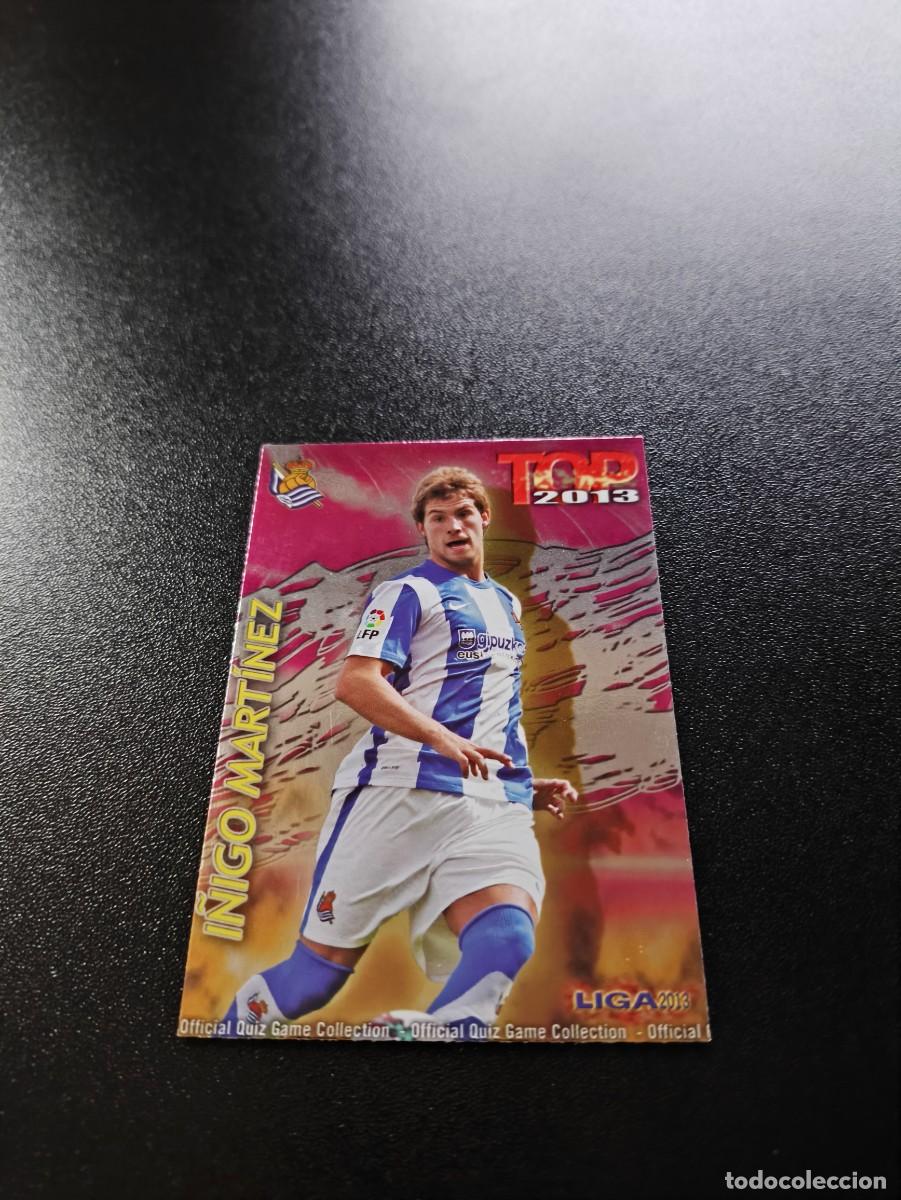 Cromos de F&uacute;tbol: 565 I&Ntilde;IGO MARTINEZ REAL SOCIEDAD FONDO FUCSIA TOP MUNDICROMO LIGA 2012 2013 12 13 NO PANINI ESTE