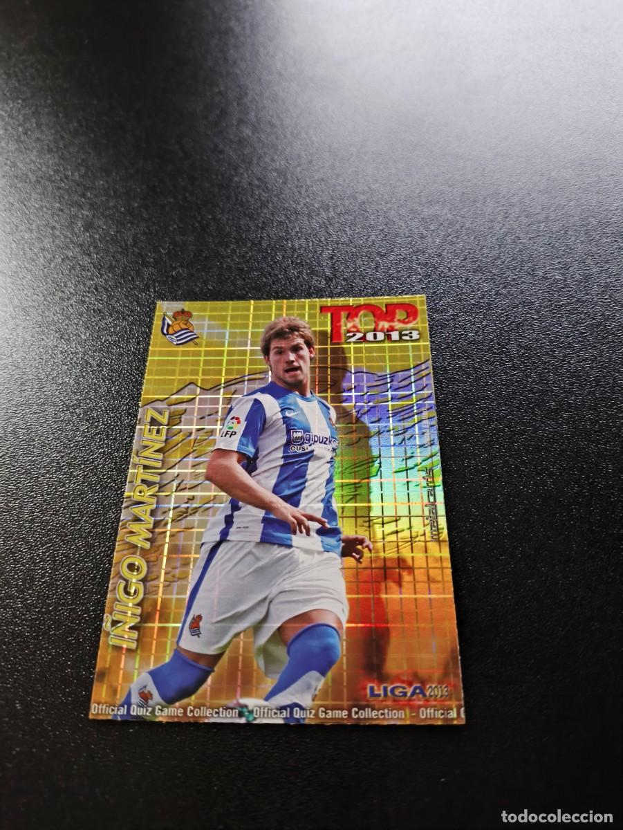 Cromos de F&uacute;tbol: 565 I&Ntilde;IGO MARTINEZ REAL SOCIEDAD DORADO CUADROS TOP MUNDICROMO LIGA 2012 2013 12 13 NO PANINI ESTE