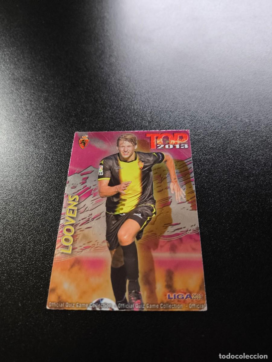 Cromos de F&uacute;tbol: 566 LOOVENS ZARAGOZA FONDO FUCSIA ROSA TOP MUNDICROMO LIGA 2012 2013 12 13 NO PANINI ESTE