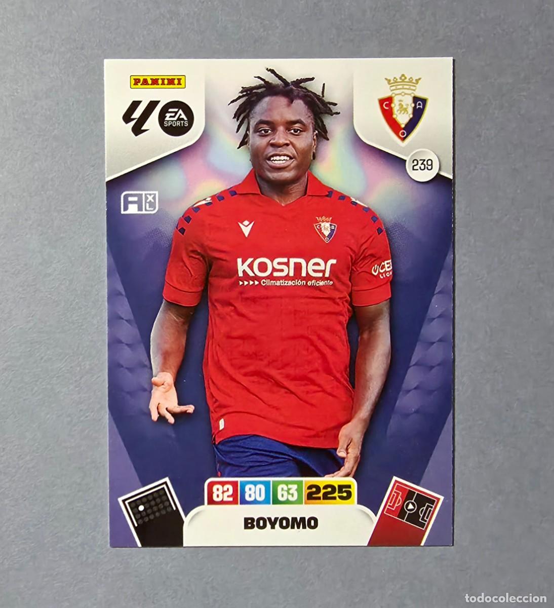 Cromos de F&uacute;tbol: 239 BOYOMO - OSASUNA - ADRENALYN XL 2025-26 - 25/26 (NUEVO)
