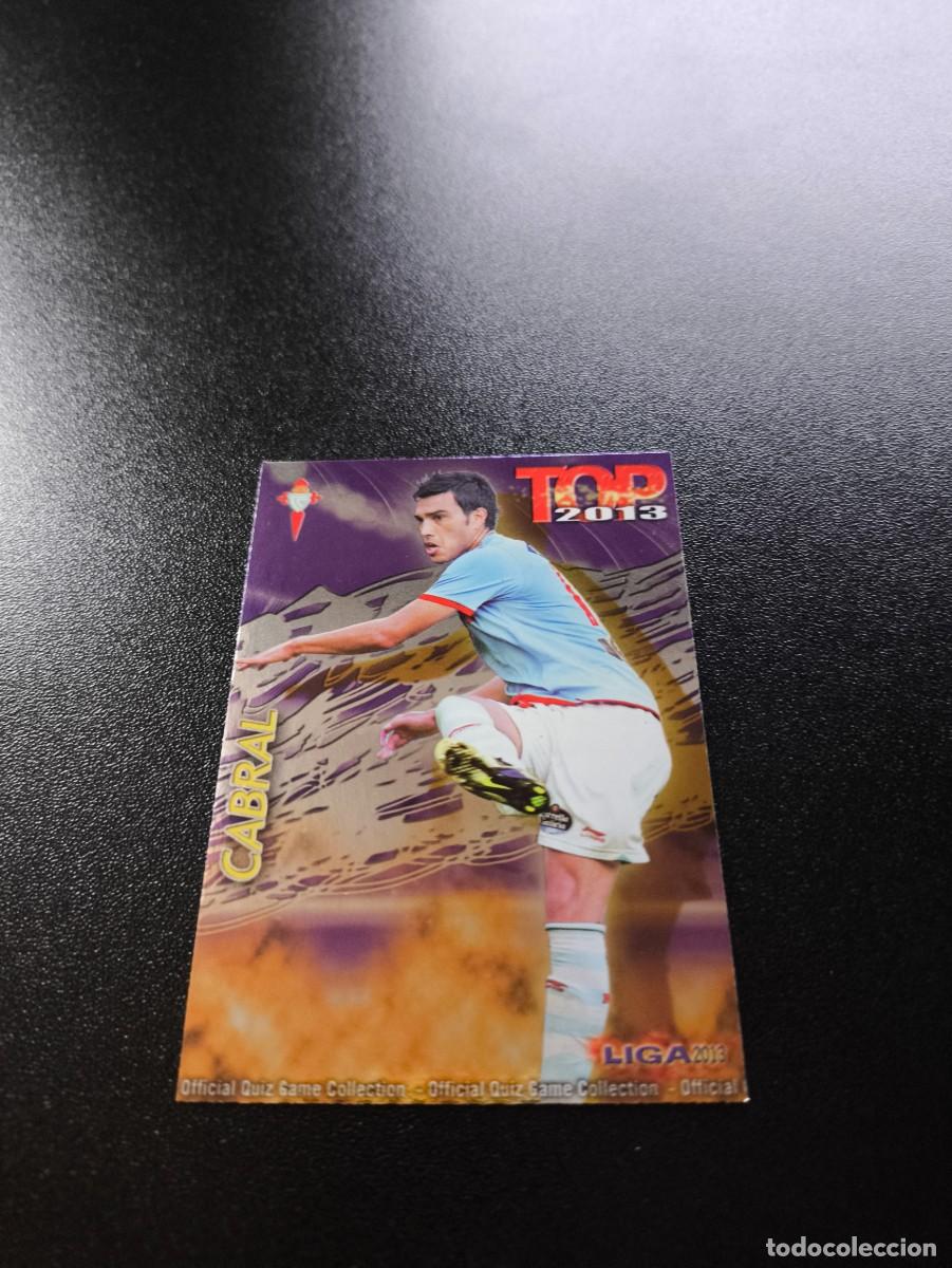 Cromos de F&uacute;tbol: 567 CABRAL CELTA FONDO MORADO TOP MUNDICROMO LIGA 2012 2013 12 13 NO PANINI ESTE