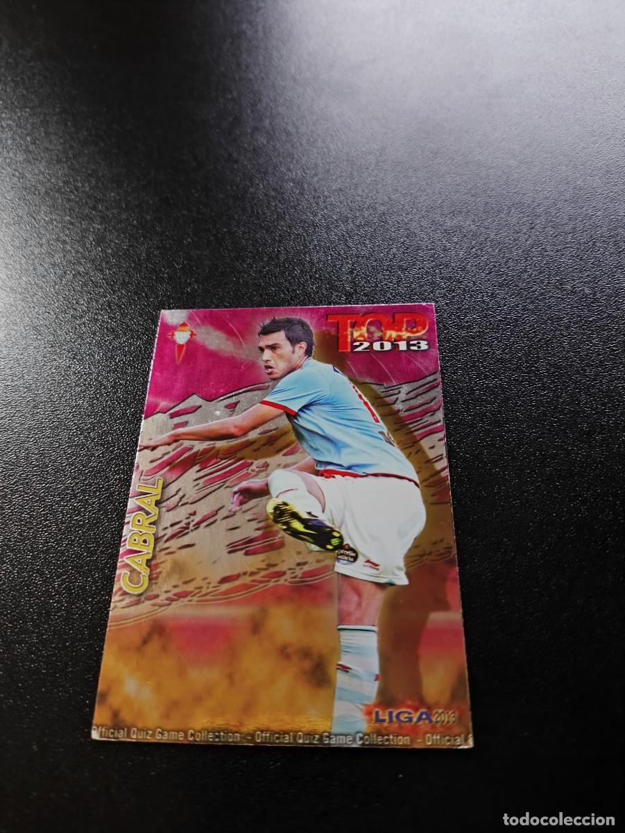 Cromos de F&uacute;tbol: 567 CABRAL CELTA FONDO FUCSIA ROSA TOP MUNDICROMO LIGA 2012 2013 12 13 NO PANINI ESTE