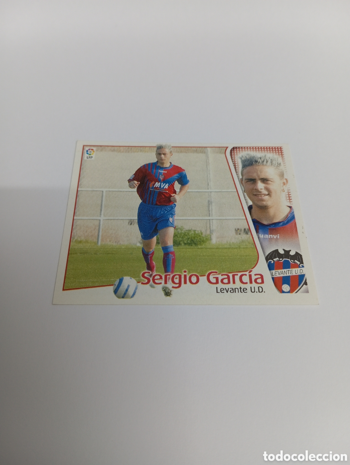 Cromos de F&uacute;tbol: SERGIO GARC&Iacute;A Levante LIGA ESTE 2004 2005 PANINI 04 05