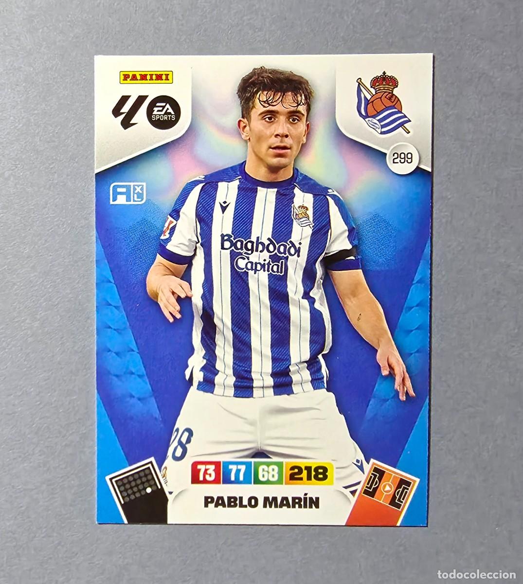 Cromos de F&uacute;tbol: 299 PABLO MAR&Iacute;N - REAL SOCIEDAD - ADRENALYN XL 2025-26 - 25/26 (NUEVO)