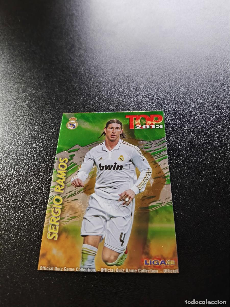 Cromos de F&uacute;tbol: 568 SERGIO RAMOS REAL MADRID FONDO VERDE TOP MUNDICROMO LIGA 2012 2013 12 13 NO PANINI ESTE