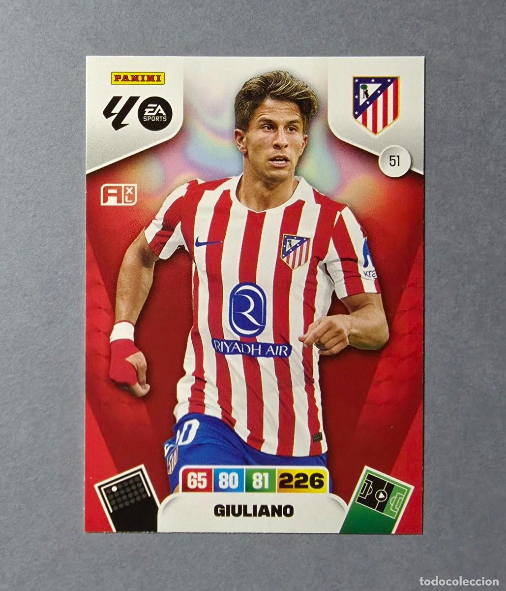 Cromos de F&uacute;tbol: 51 GIULIANO - ATL&Eacute;TICO MADRID - ADRENALYN XL 2025-26 - 25/26 (NUEVO)