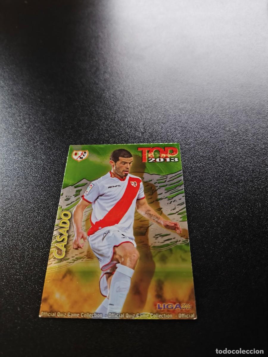 Cromos de F&uacute;tbol: 584 CASADO RAYO VALLECANO FONDO VERDE TOP MUNDICROMO LIGA 2012 2013 12 13 NO PANINI ESTE