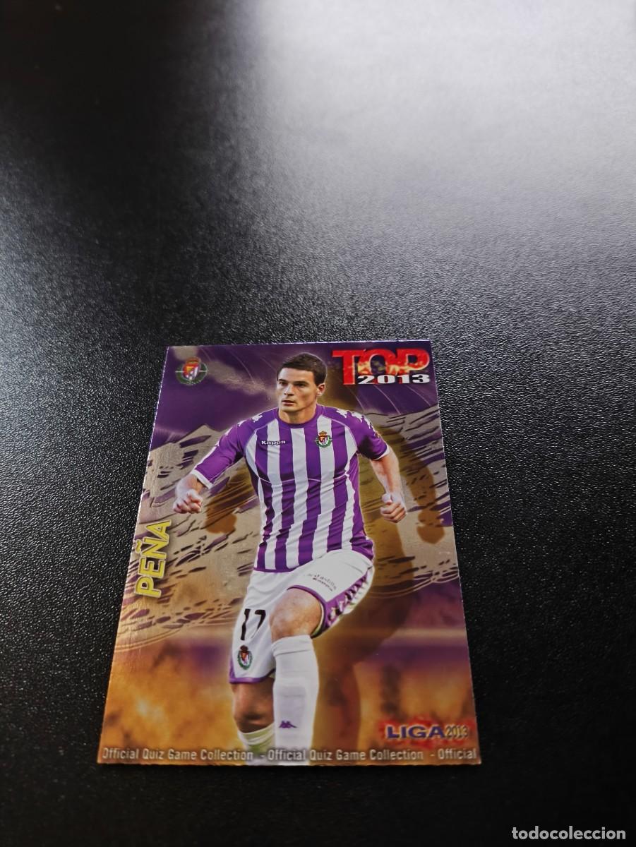 Cromos de F&uacute;tbol: 585 PE&Ntilde;A VALLADOLID FONDO MORADO TOP MUNDICROMO LIGA 2012 2013 12 13 NO PANINI ESTE