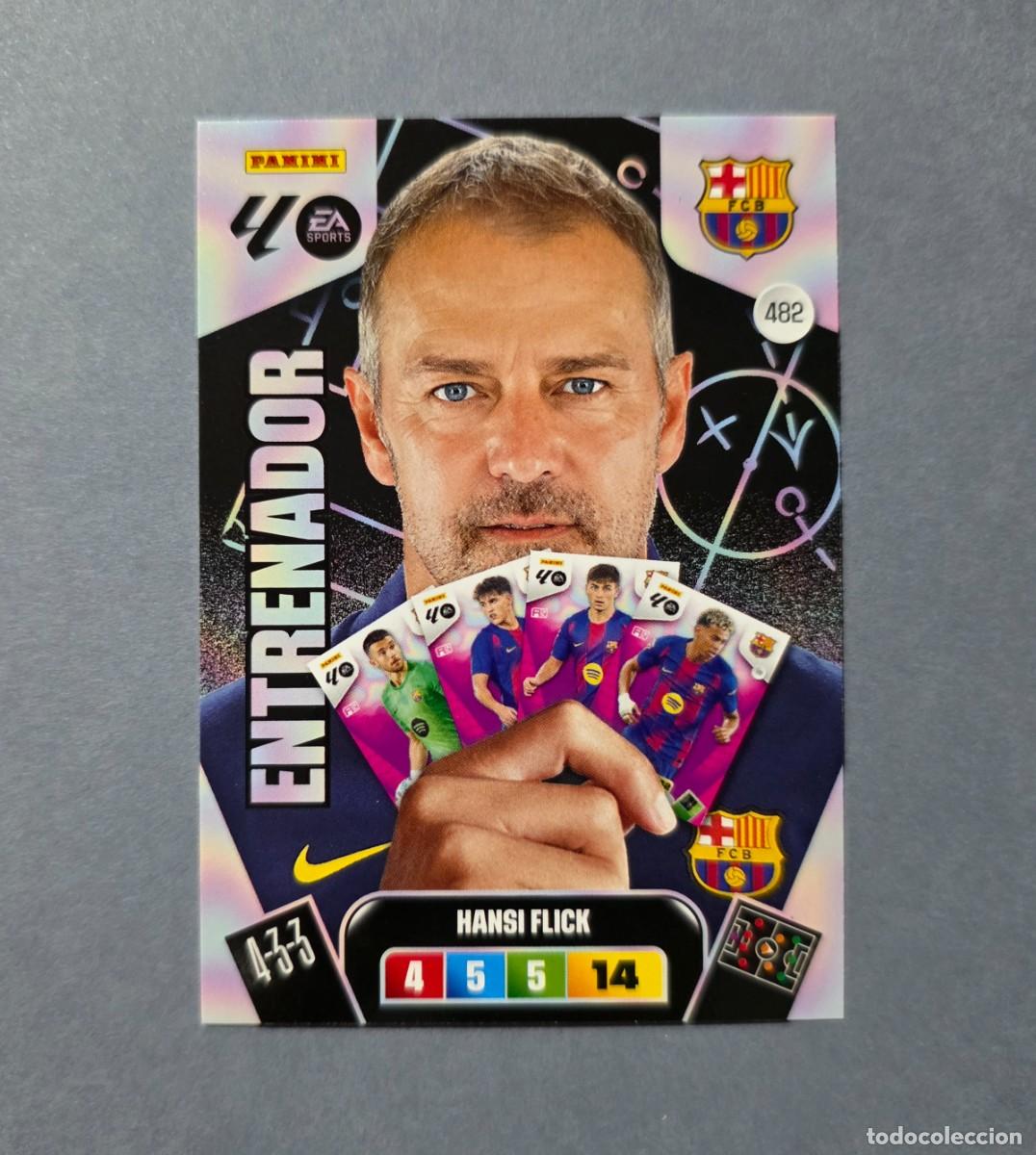 Cromos de F&uacute;tbol: 482 HANSI FLICK (ENTRENADOR) - BARCELONA - ADRENALYN XL 2025-26 - 25/26 (NUEVO)