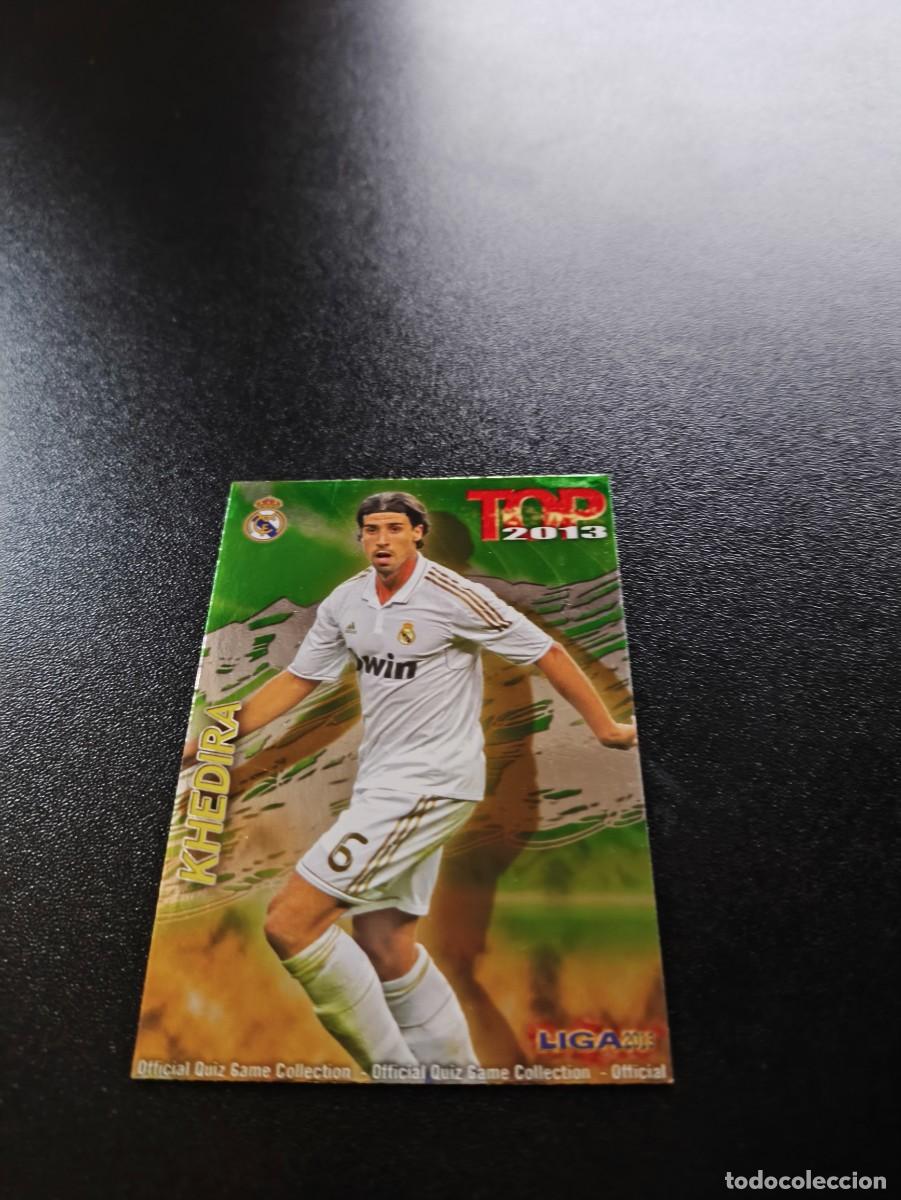 Cromos de F&uacute;tbol: 586 KHEDIRA REAL MADRID FONDO VERDE TOP MUNDICROMO LIGA 2012 2013 12 13 NO PANINI ESTE