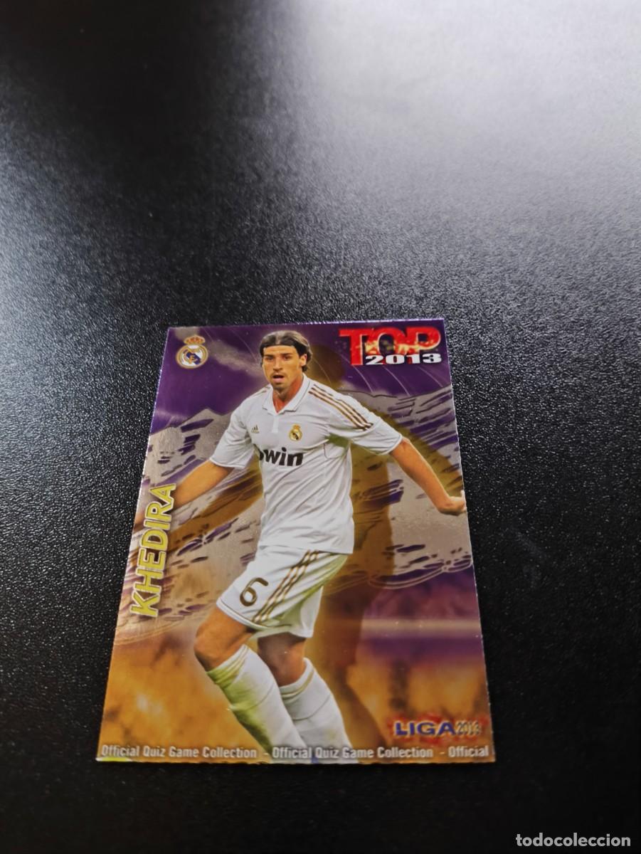 Cromos de F&uacute;tbol: 586 KHEDIRA REAL MADRID FONDO MORADO TOP MUNDICROMO LIGA 2012 2013 12 13 NO PANINI ESTE