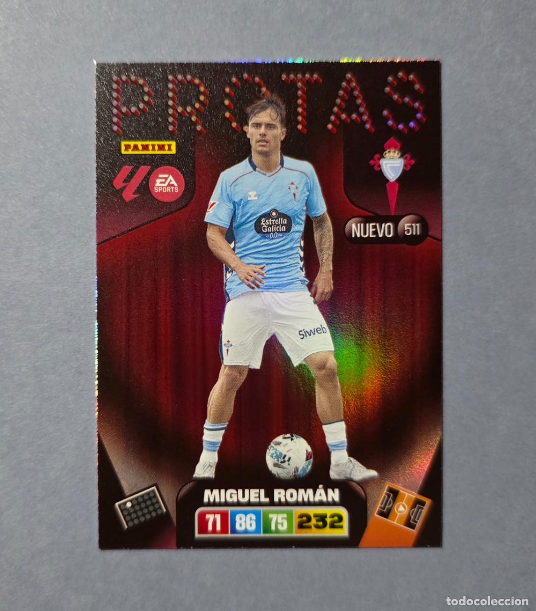 Cromos de F&uacute;tbol: 511 MIGUEL ROM&Aacute;N (NUEVO PROTAS) - CELTA - ADRENALYN XL 2025-26 - 25/26 (NUEVO)