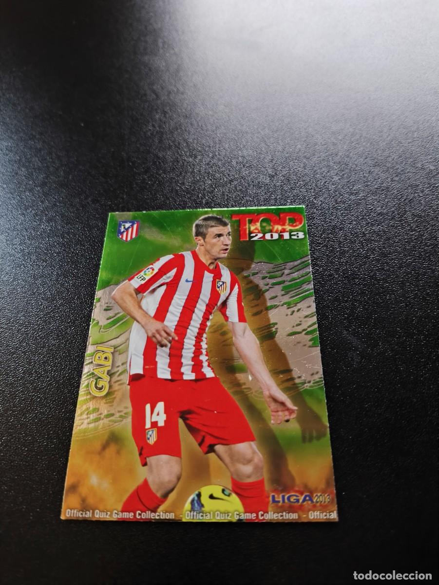 Cromos de F&uacute;tbol: 590 GABI ATLETICO DE MADRID FONDO VERDE TOP MUNDICROMO LIGA 2012 2013 12 13 NO PANINI ESTE