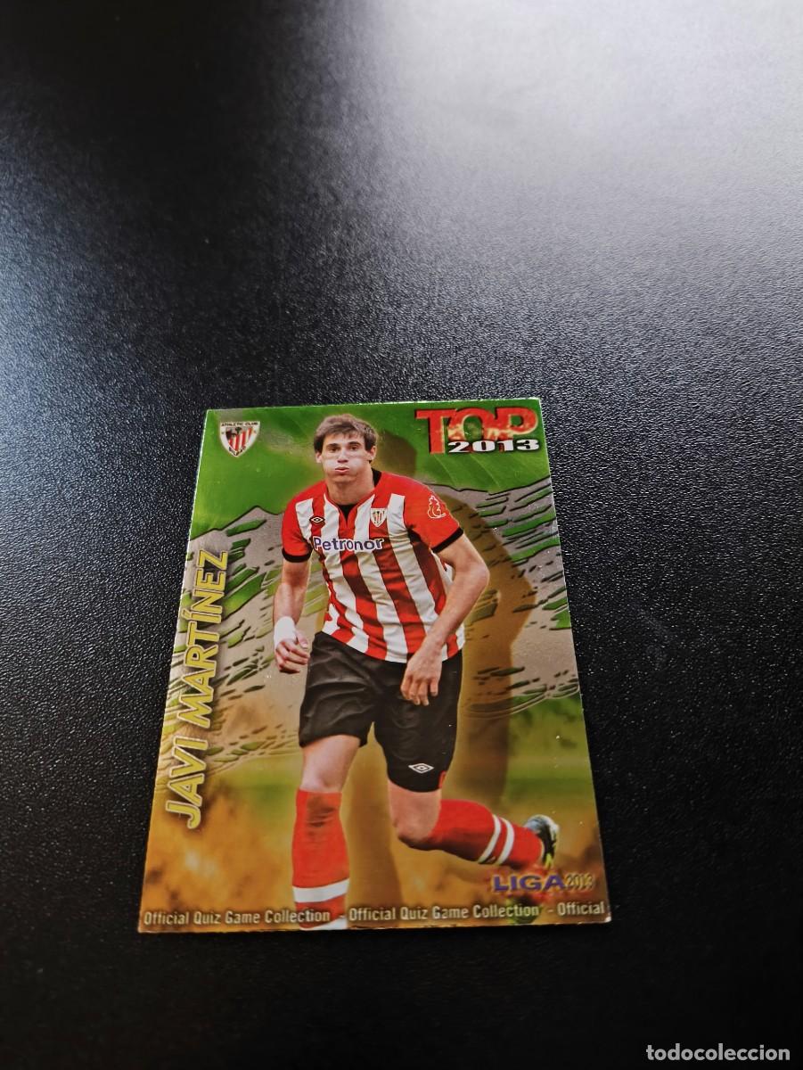 Cromos de F&uacute;tbol: 592 JAVI MARTINEZ ATHLETIC DE BILBAO FONDO VERDE TOP MUNDICROMO LIGA 2012 2013 12 13 NO PANINI ESTE