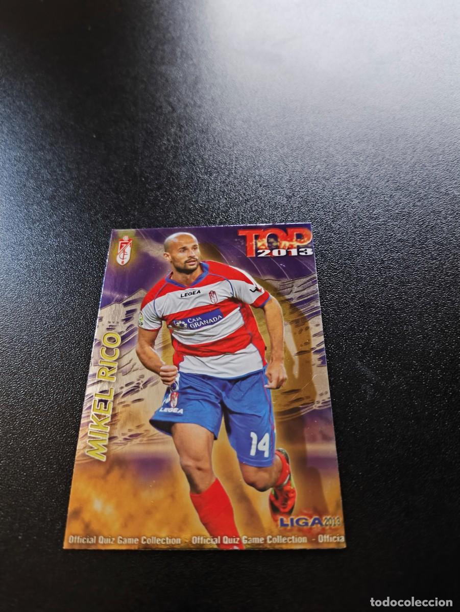 Cromos de F&uacute;tbol: 593 MIKEL RICO GRANADA FONDO MORADO TOP MUNDICROMO LIGA 2012 2013 12 13 NO PANINI ESTE