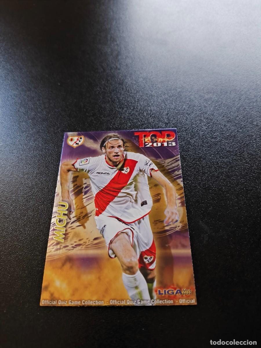 Cromos de F&uacute;tbol: 594 MICHU RAYO VALLECANO FONDO MORADO TOP MUNDICROMO LIGA 2012 2013 12 13 NO PANINI ESTE