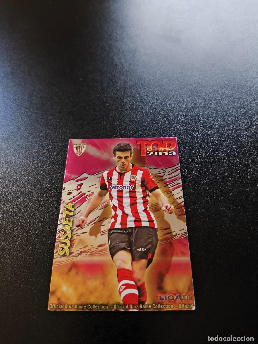 Cromos de F&uacute;tbol: 600 SUSAETA ATHLETIC DE BILBAO FONDO FUCSIA ROSA TOP MUNDICROMO LIGA 2012 2013 12 13 NO PANINI ESTE